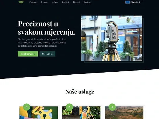 Osvježenje naše web stranice progeo.hr